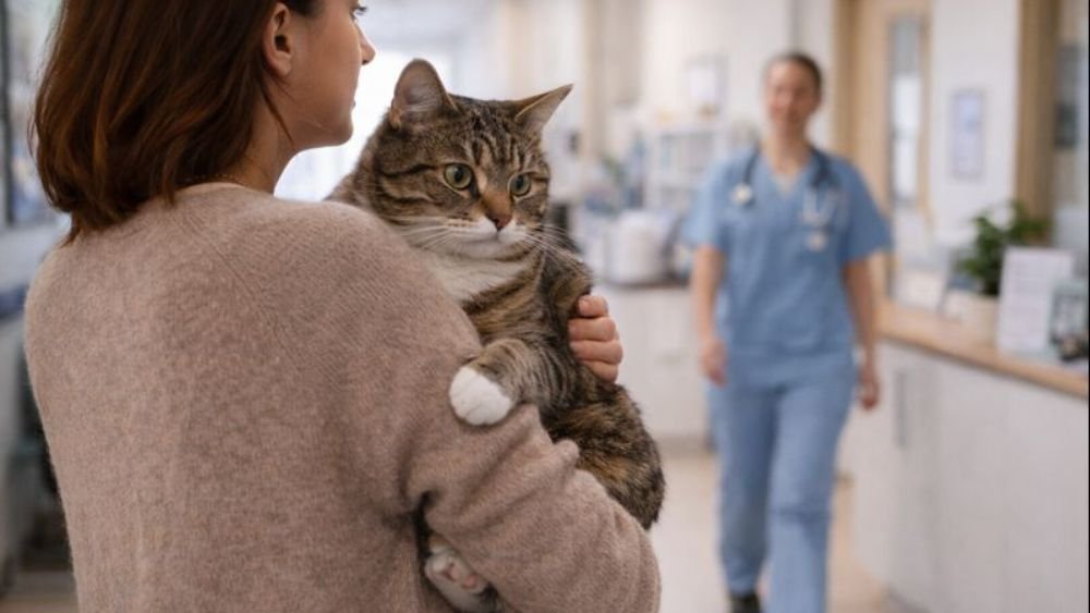 Cat emergency vet visit for vomiting