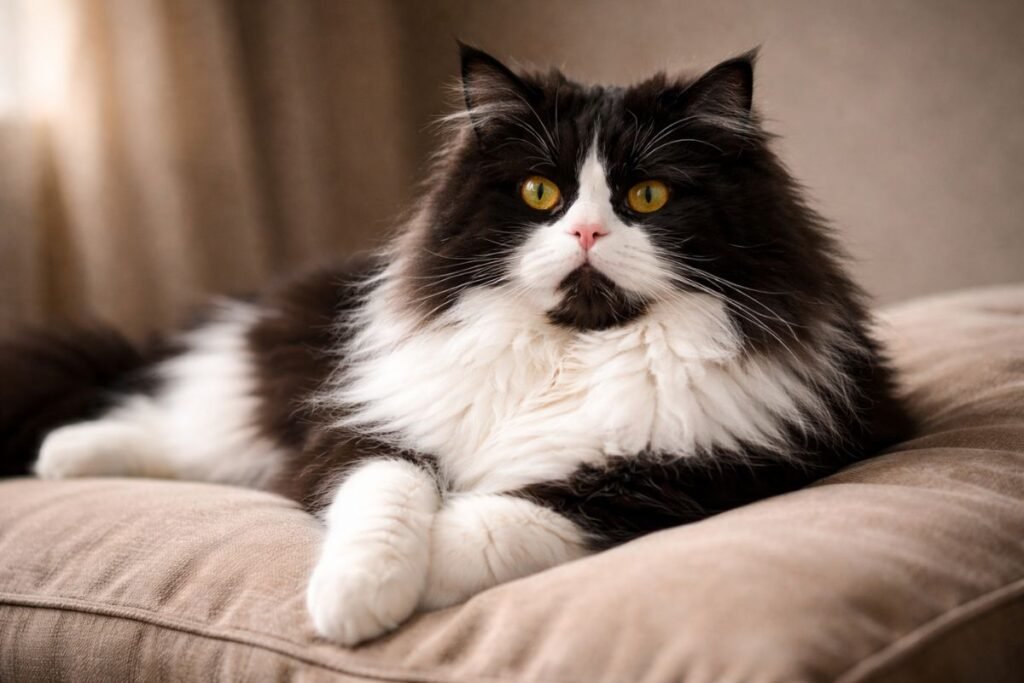 Black and white kitten for adoption representing final cat naming tips