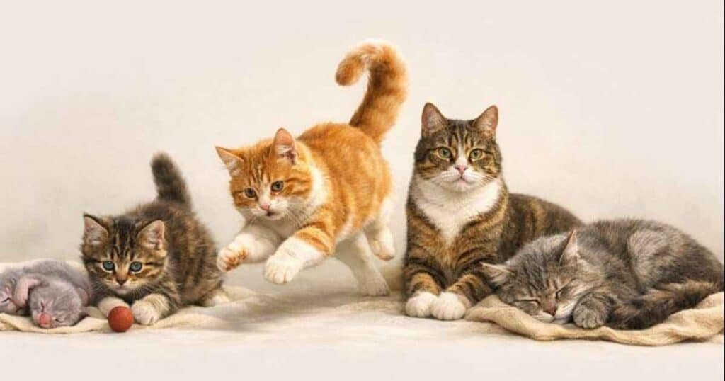 Cat Life Stages – From Newborn Kittens to Geriatric Cats