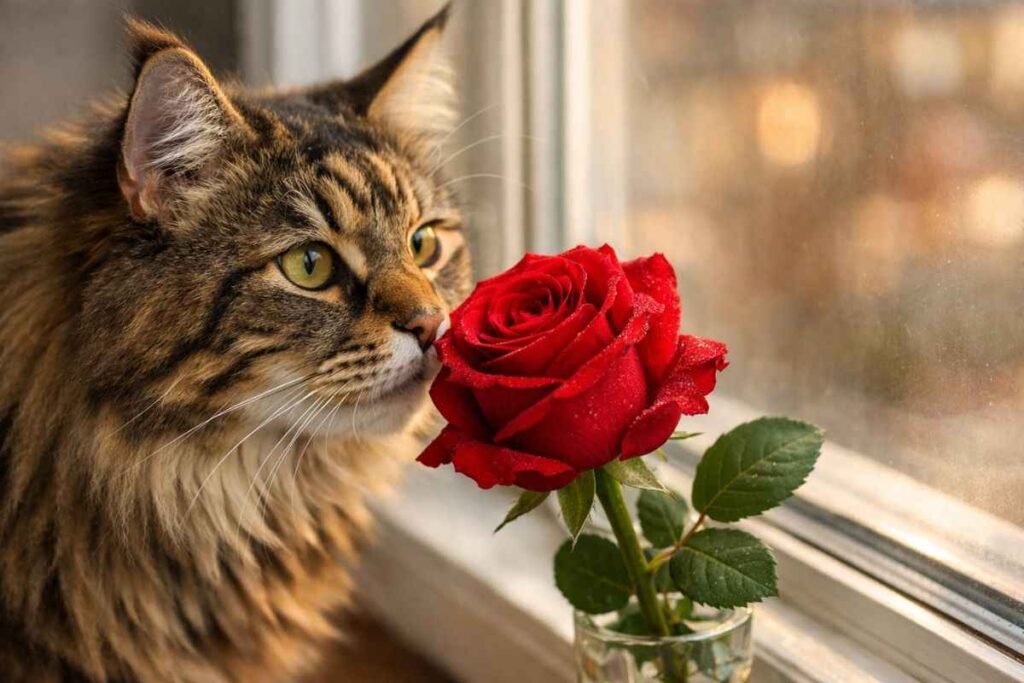 Are Roses Toxic to Cats