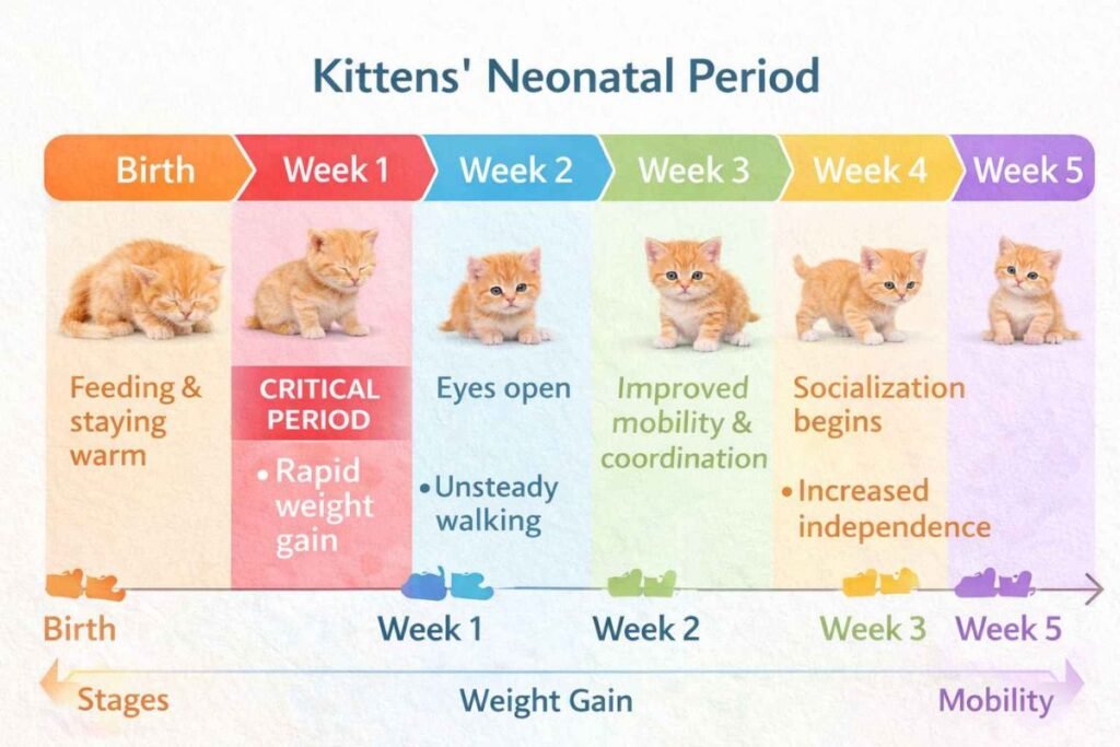 fading kitten syndrome timeline first week to weaning age