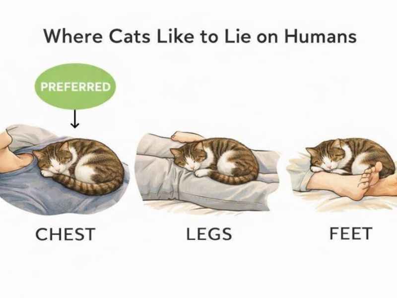 Is it normal for cats to sleep on you illustration