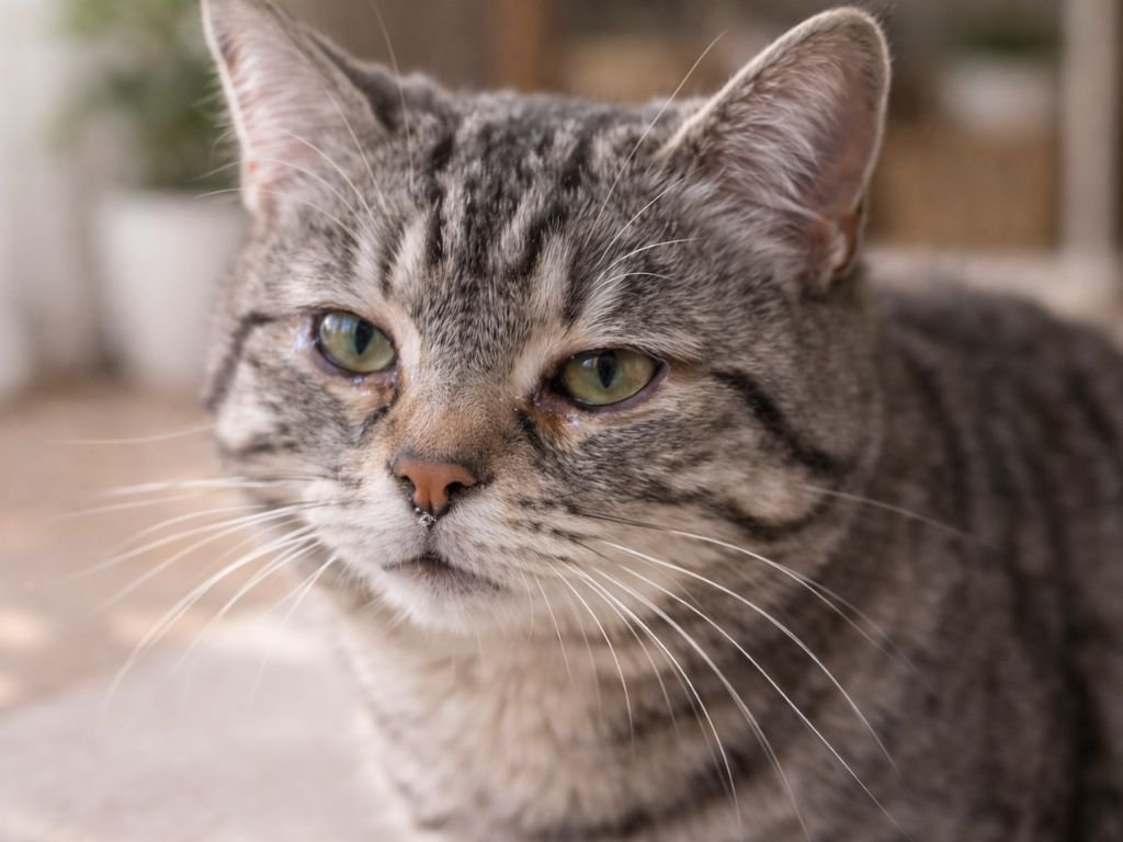 Indoor cat sneezing due to dust, understanding cat sneezing patterns