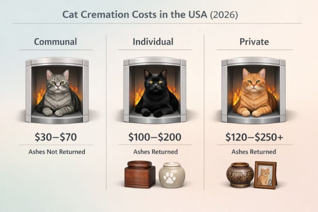 cat cremation cost