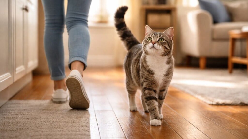 why does my cat follow me everywhere