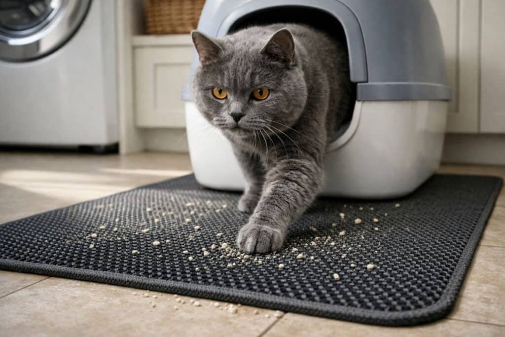 cat litter box mat