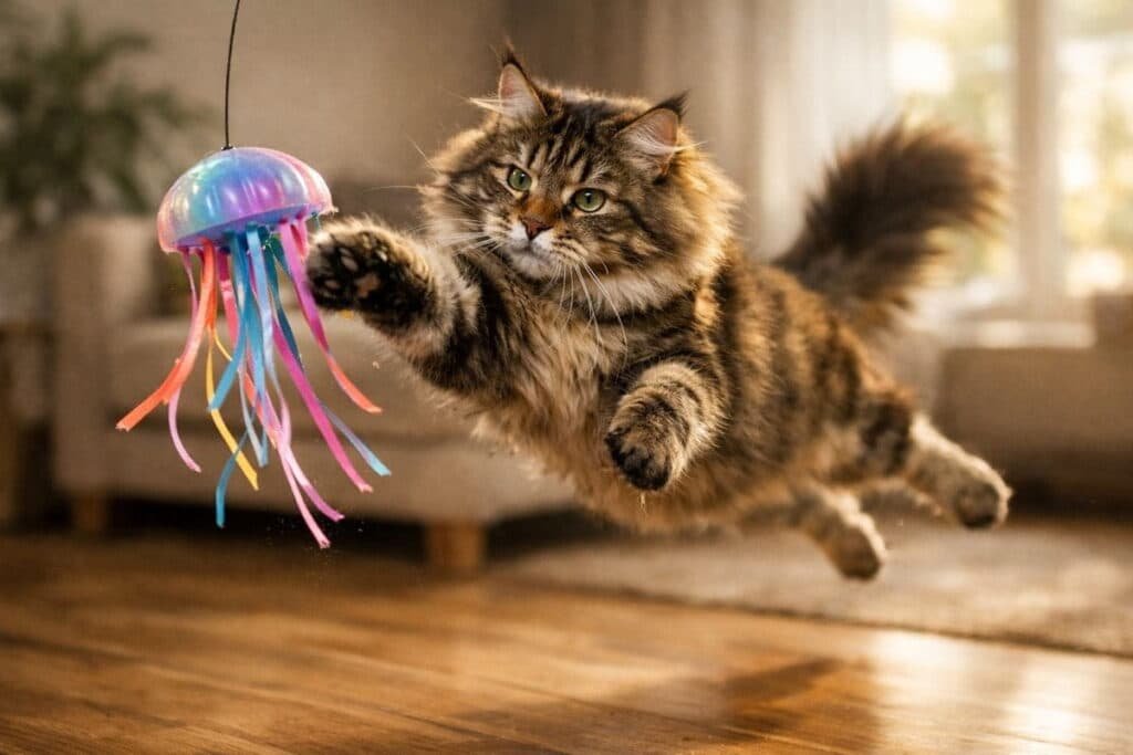jellyfish cat toy