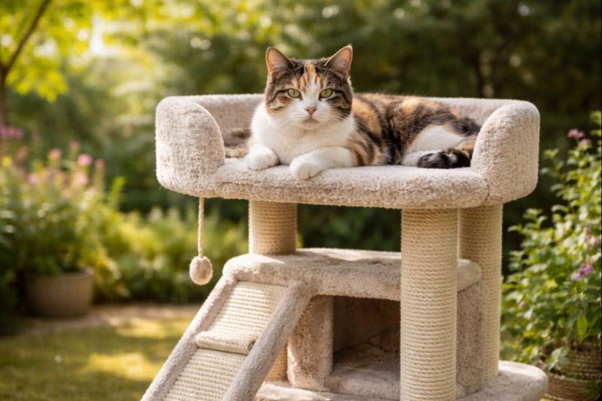 Outdoor Cat Tree Guide: 9 Best Weatherproof Picks