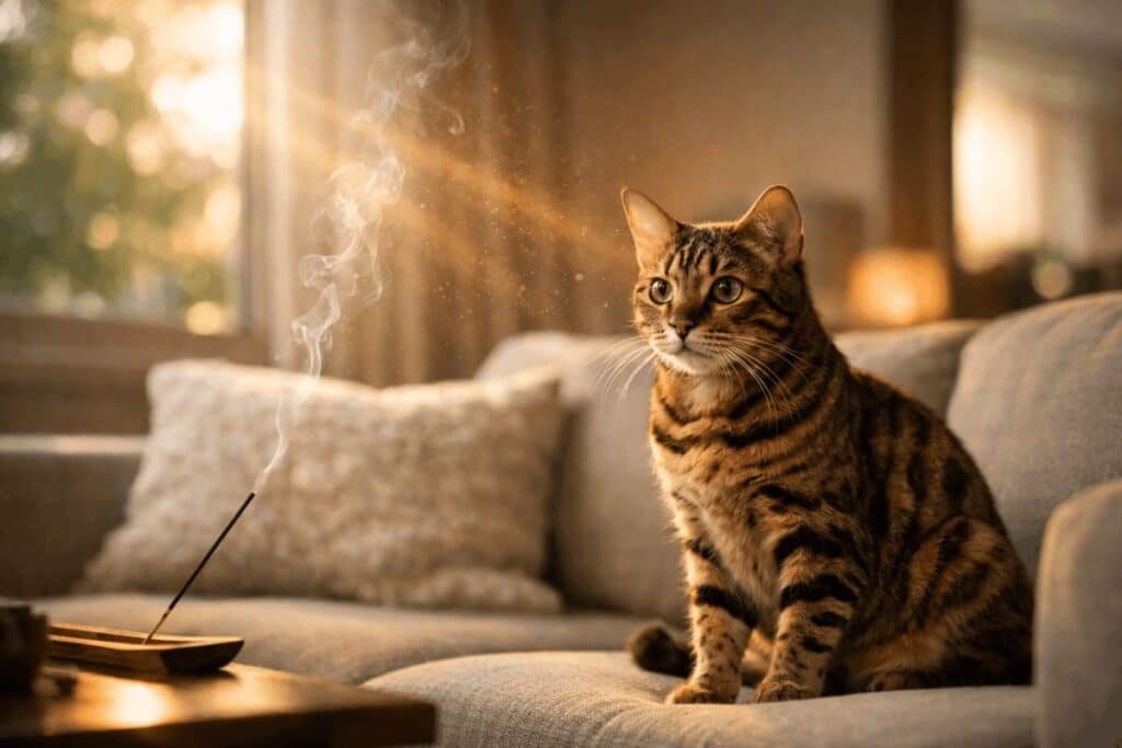 is incense bad for cats