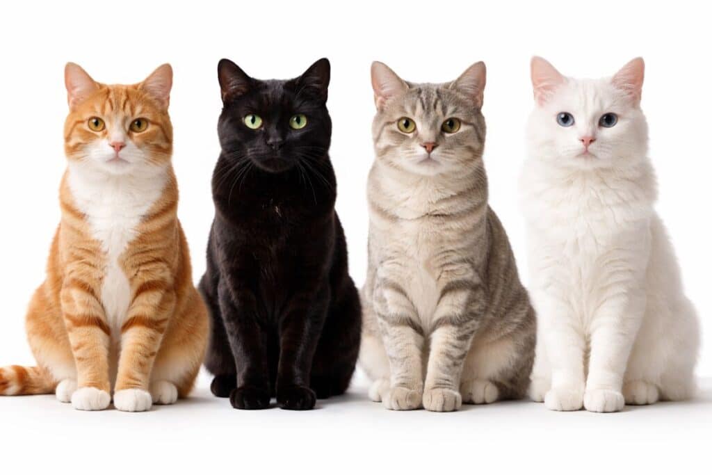 Male cat names by color orange black grey and white cats