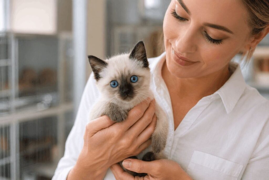 how much does a siamese cat kitten cost from a breeder in the USA