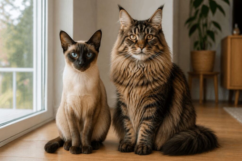 siamese cat vs maine coon price comparison 2026 which is better value