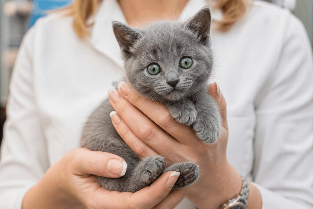 how much does a russian blue cat kitten cost from a breeder in the USA