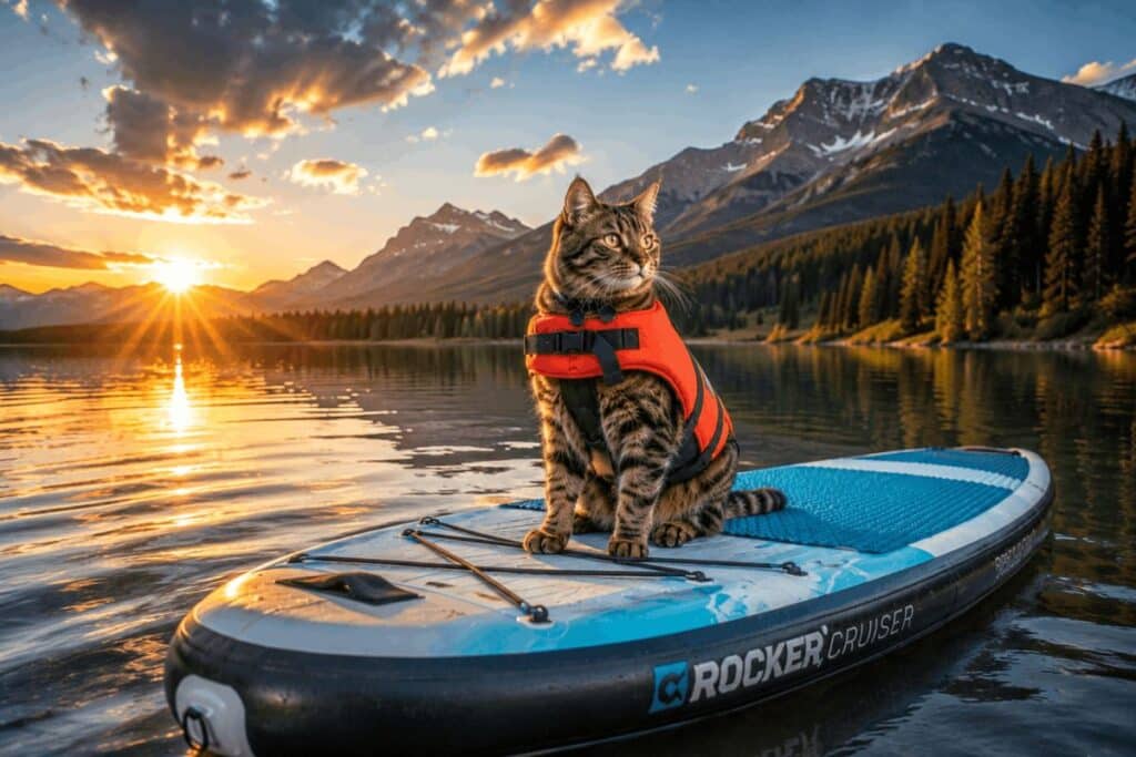 Beginner guide to paddle boarding with cats